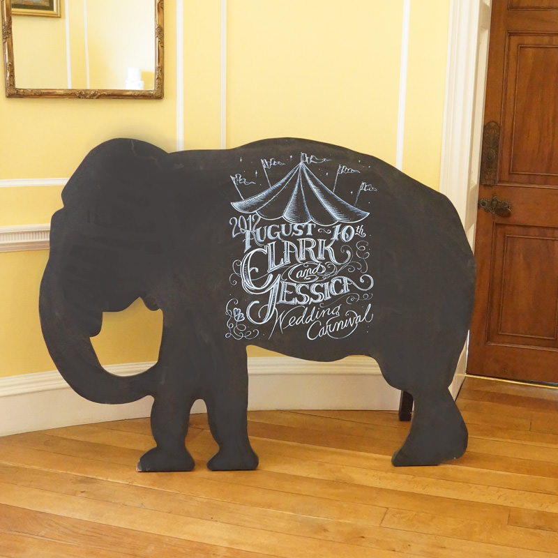 Elephant Chalkboard  1